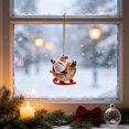 thumbnail image 5 of AZXY Christmas Tree Ornaments Hanging Decorations, Assorted Xmas Hanging Pendants for Winter Holiday Scene Decor, Indoor Home Party Mantel Window Festive Christmas Decor Supplies, 5 of 7