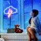 thumbnail image 3 of Letrero de neón, luz LED de neón de nube acrílica con relámpagos, luz de pared LED, decoración de pared, letrero de neón acrílico iluminado con batería o USB para dormitorio, habitación infantil, 3 of 5