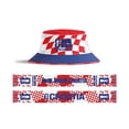 thumbnail image 1 of FIFA World Cup Croatia Premium Bucket Hat & Double-Sided Printed Scarf Set, 1 of 8