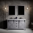 thumbnail image 2 of Lexora Home Marsyas 60" Double Vanity with Mirrors in Dark Gray, 2 of 10