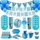 thumbnail image 2 of Decoración de fiesta temática de Mickey Mouse de Disney, vajilla para Baby Shower, platos desechables, vasos, globo de paja, suministros para fiesta de recuerdo para niños, 2 of 4