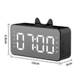 thumbnail image 3 of Reloj Multifunción Altavoz Bluetooth Reloj Despertador Snooze Reloj De Escritorio Inalámbrico Subwoofer Para Dormir Trabajo Oficinas Camas matsuzay HA026416-03, 3 of 5