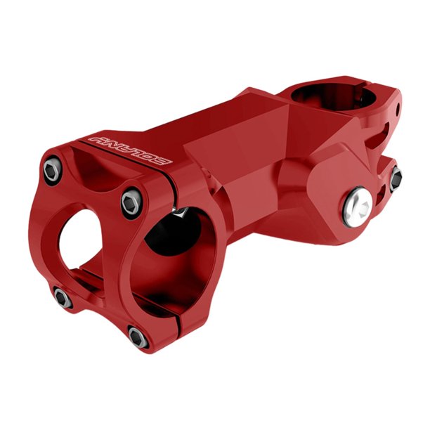 Potencia de bicicleta de carretera de montaña Potencia de manillar de bicicleta Accesorios de ciclismo Aluminio Rojo