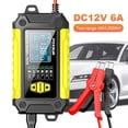 thumbnail image 1 of Cargador batería coche digital AGM GEL plomo-Ácido 6A 12V Pantalla LCD Probador, 1 of 9