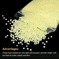 thumbnail image 3 of Unique Bargains Foam Beads Foam Balls for Wedding and Party Yellow 4-6mm, 3 of 7
