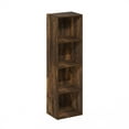 thumbnail image 5 of Furinno PASIR Book Shelf, 4-Tier Bookcase, Bookshelf, Open Storage Shelf, 9 x 12 x 42 Inches, for Home Office, Living Room, Amber Oak, 5 of 5