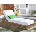 thumbnail image 3 of SAFAVIEH Gillian Outdoor Patio Sunlounger, Tan/White, 3 of 15