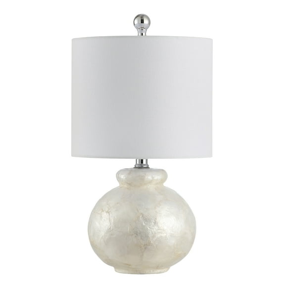 SAFAVIEH Ivy 20 in. Sphere Resin Table Lamp, Ivory