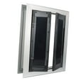 thumbnail image 3 of Porte d'Entrée, Grandes Portes pour Chien avec Cadre en Alliage d'Aluminium, Portes pour Chat Portes pour Animaux à Double Rabat Verrouillable, Porte Moustiquaire Porte pour Chien avec Rabat, Porte pour Chiot Portes pour Chat Intérieur Extérieur, Animal pour Chiens de Moins de 50 kg, 3 of 8