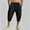 Black, variant on Fashion YLSDY Mens Cargo Pants Summer Casual Drawstring Elastic Waist Sweatpant Simple Athletic Capri Pant with Pocket Black M