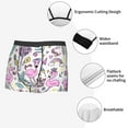thumbnail image 6 of Fotbe Summer with Flamingo Men’s Total Support Pouch Boxer Briefs, X-Temp Cooling, Moisture-Wicking Underwear, Regular, Long-leg and Trunk-XX-Large, 6 of 9