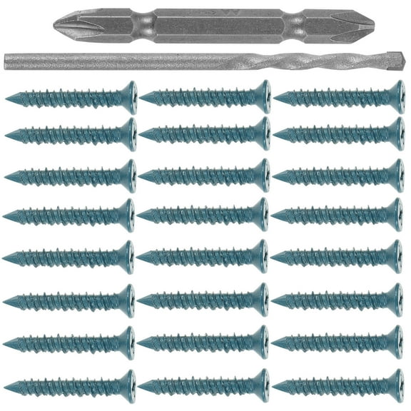 WHAMVOX 1 Set Wall Anchor Concrete Screw And Drill Bit Wall Fixing Tool Concrete Screws Concrete Anchors