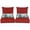 Red, variant on Aoodor 23"x26" Patio Chair Cushions Set, Memory Foam Outdoor Seat Cushions (Set of 2 Seats, 2 Backs, 2 Lumbar Pillows)- Red