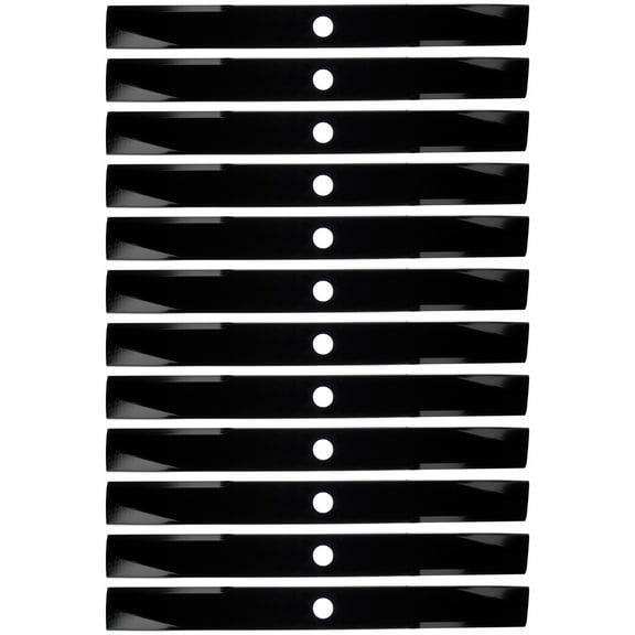 12PK Oregon 91-493 Heavy Duty Blades for 72" Kubota K5698-97530, 76553-34330