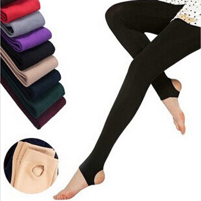 Buy Fleece Lined Tights Women Leggings Thermal Pantyhose Fake Translucent  Tights Opaque Warm Pantyhose High Waisted Winter Warm Sheer Tight (Thick -  220g) at Amazon.in
