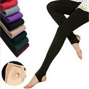 Women Warm Winter Thick Fleece Lined Skinny Slim Leggings Stretch Pants Trousers