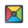 thumbnail image 4 of Juegos de mesa de memorización de colores, reconocimiento de color interactivo, entrenamiento de memoria Montessori, juguete de juego de rompecabezas perfke Juego de memoria electrónica, 4 of 9