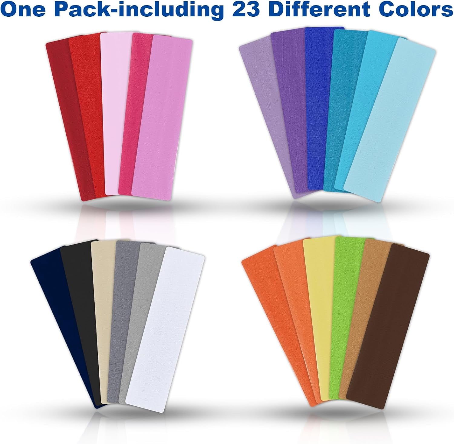 Headbands for Women, Include Black, White, Pink, Red