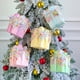 thumbnail image 2 of 3 piezas/caja de decoración navideña, macarrones, cupcakes, pastel, caja de regalo navideña, adornos para árbol de Navidad, caja colgante, decoración de Año Nuevo de Noel, 2 of 5