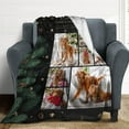 thumbnail image 5 of Custom Christmas Name Blanket for Kids Adults, Personalized Merry Christmas Elk Christmas Tree Fleece Throw Blankets, Christmas Customized Gifts for Family Friends Mom Dad Grandma Grandpa, 5 of 6