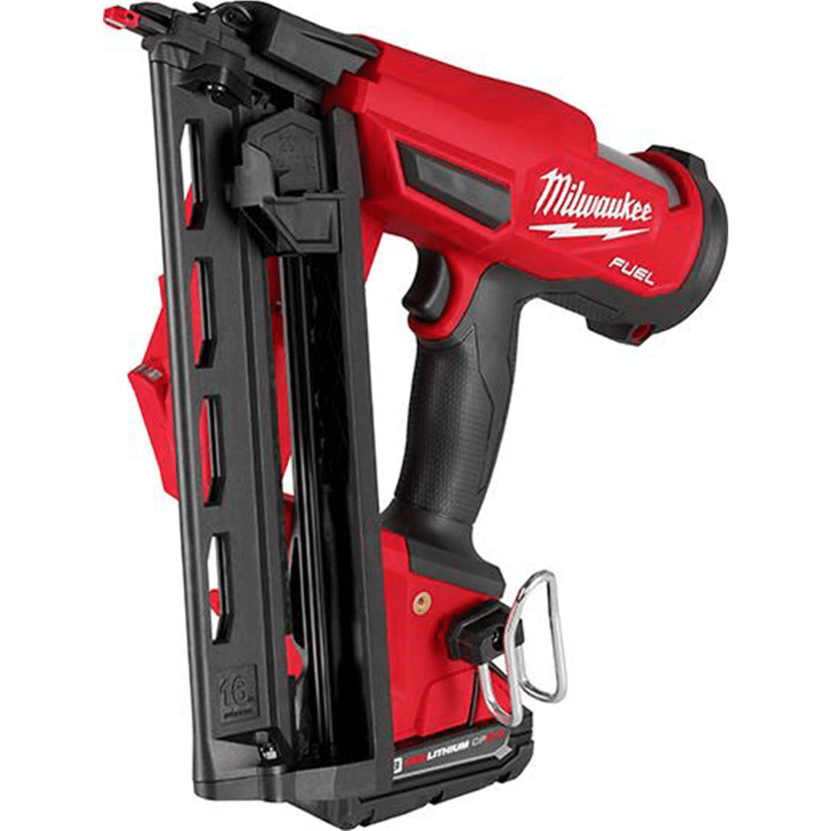 Milwaukee Tool M18 FUEL 16 Gauge Angled Finish Nailer Kit