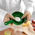 thumbnail image 5 of Wide-Mouth Canning Funnel Flexible Foldable Silicone Funnel with Handle for Jar Filling, Kitchen Transfer & Preserving, 5 of 9