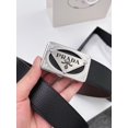 thumbnail image 4 of Pra - da Men's Women's Saffiano Leather Belt, 4 of 8