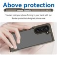 thumbnail image 2 of Case for Samsung Galaxy Z Fold 5 Phone Case Slim Dropproof [Defend from Drop/Scratch/Slip/Fingerprint] Clear Acrylic Hard Back Soft TPU Bumper Hybrid Phone Case for Samsung Z Fold 5-Crystal Black, 2 of 16