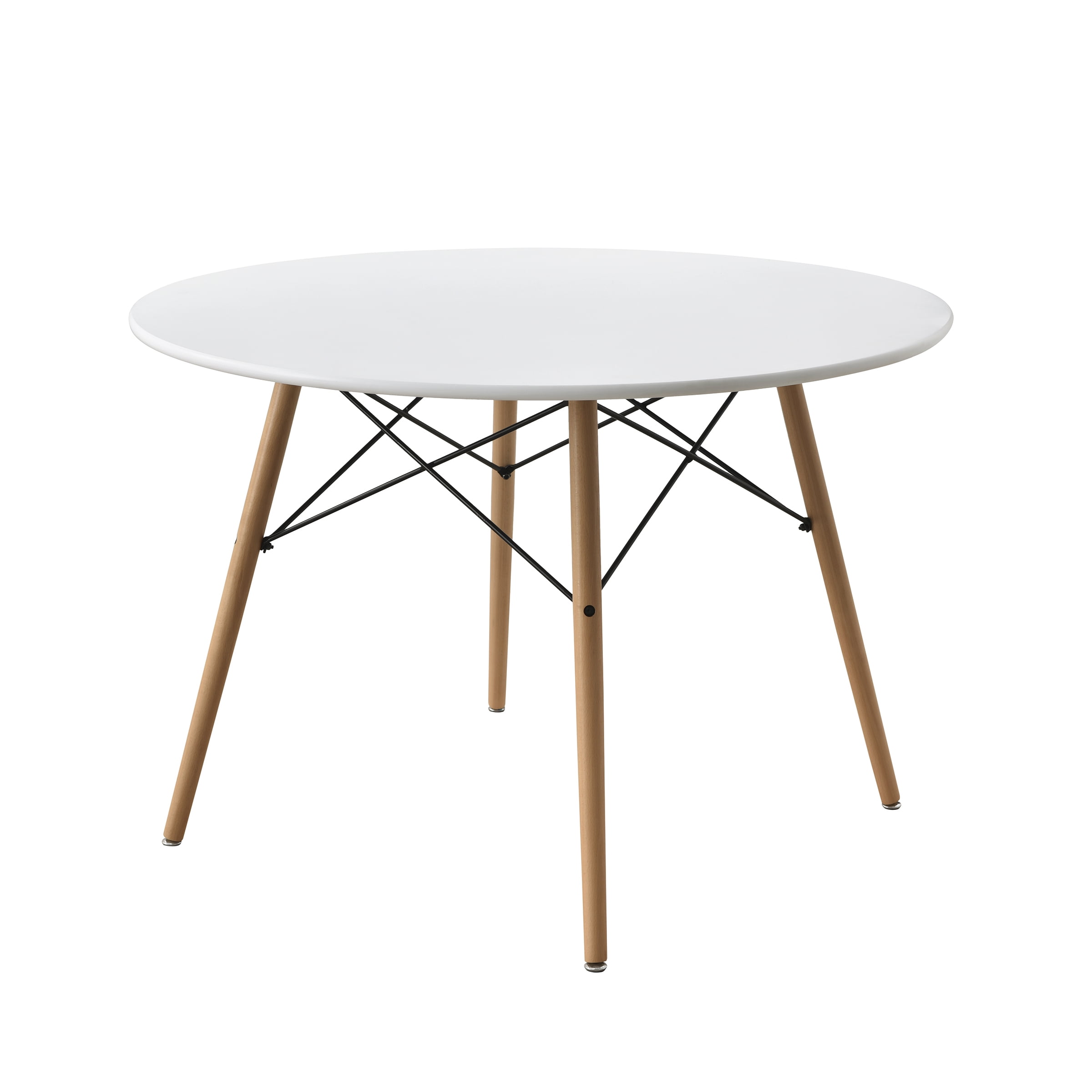 Mainstays 42inch Round Modern Dining, How Many Chairs Fit Around A 47 Inch Table Saw