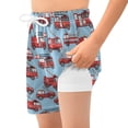 thumbnail image 4 of joogoo Cartoon Fire Truck Blue Boys Swim Trunks Beach Swimsuit Shorts Boxer 4T, 4 of 8