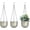 Gray, variant on Bexikou 3 Pcs Hanging Planter Pots,Self-Watering Hanging Basket with Drainage Hole and Metal Chain,Succulent Flower Plant Pot Container for Indoor Outdoor Garden Balcony Wall Decor