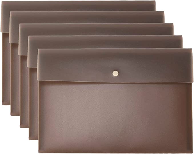 Poly File Folder Pockets File Jacket Plastic Envelope Flat Document