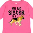 thumbnail image 4 of Inktastic My Big Sister is a German Shepherd Boys or Girls Long Sleeve Toddler T-Shirt, 4 of 5