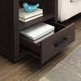 Better Homes & Gardens Steele End Table With Drawer, Espresso Finish