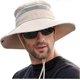 thumbnail image 1 of Sun Hat Men Women Hiking Safari Cap Outdoor Foldable Summer Bucket Hat Anti UV Fisherman Hat(A), 1 of 2