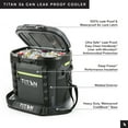 thumbnail image 3 of Titan by Arctic Zone 36 Can, 24 Quart Welded Soft Cooler with Waterproof Exterior & Leak Proof Latch, Black, 3 of 13