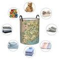 thumbnail image 6 of PAYOHTO Foldable Laundry Room Hamper Bucket Waterproof Bathroom Basket for College Student Living Room Storage Pillows Blankets Maine, 6 of 8