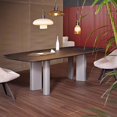 thumbnail image 3 of Nordic Design Minimalist Desk Tables Wood Solid Modern Ideas Executive Office Desk Conference Mesa Ordenador House Furniture My Lux Decor Round, 3 of 6