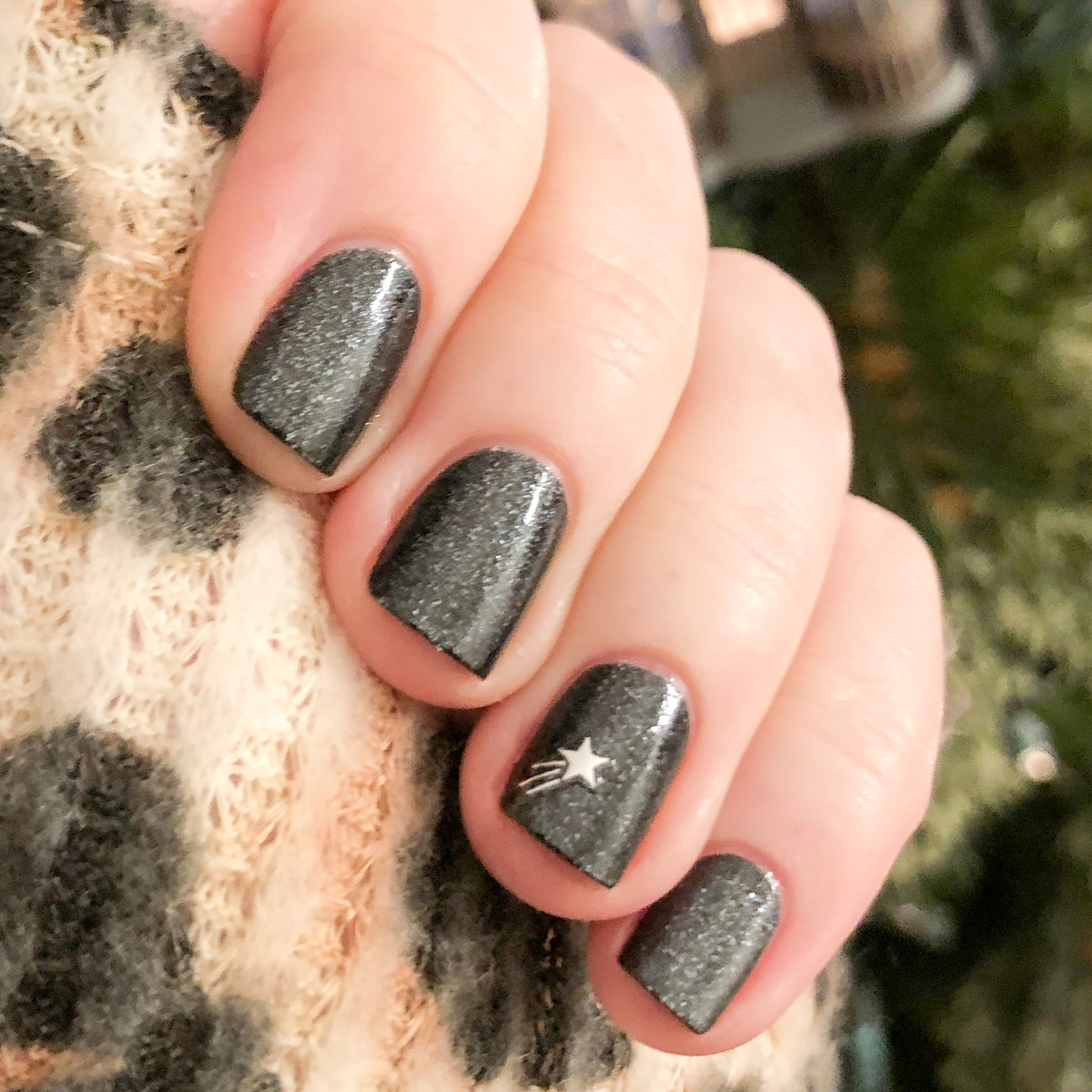 Olive & June Long Lasting Nail Polish, Spacey Black, 0.46 fl oz
