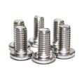 thumbnail image 1 of 100 piezas M4-0,70 x 8 mm Tornillos de cabeza de botón Tornillos 18-8 Acero inoxidable Allen Hex Drive ISO 7380 de Fullerkreg Vienen en una caja de plástico, 1 of 5