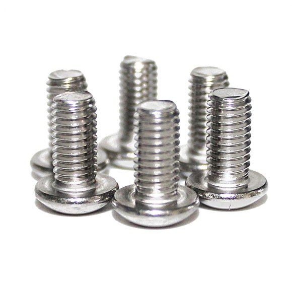 100 piezas M4-0,70 x 8 mm Tornillos de cabeza de botón Tornillos 18-8 Acero inoxidable Allen Hex Drive ISO 7380 de Fullerkreg Vienen en una caja de plástico