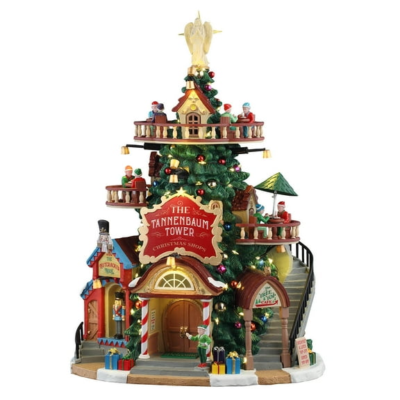 LEMAX The Tannenbaum Tower Christmas Shops, Battery-Operated(4. #55311