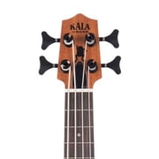 Kala UBASS-JYMN-FS Journeyman Acoustic-Electric U-Bass With F-Holes Ukelele Bass Guitar