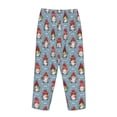 thumbnail image 3 of Lsque Snowflake Christmas gnome Print Women's Pajama Pants, Lounge Pant - Comfortable Home Wear,Elastic Waistband, Stylish Design-Small, 3 of 9