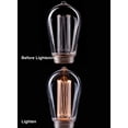 thumbnail image 2 of Bombilla LED Harwez Vintage Edison de 3,5 W, 2200 K, E26, regulable, ST64, 2 of 6