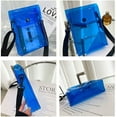 thumbnail image 2 of YOUI-GIFTS Clear Crossbody Bag Transparent Cell Phone Purse Small PVC Shoulder Bag Jelly Handbag with Adjustable Strap, 2 of 7