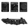 thumbnail image 3 of For 2010 2011 2012 2013 Kia Forte Halogen Black Amber Headlight Assembly Pair, 3 of 5