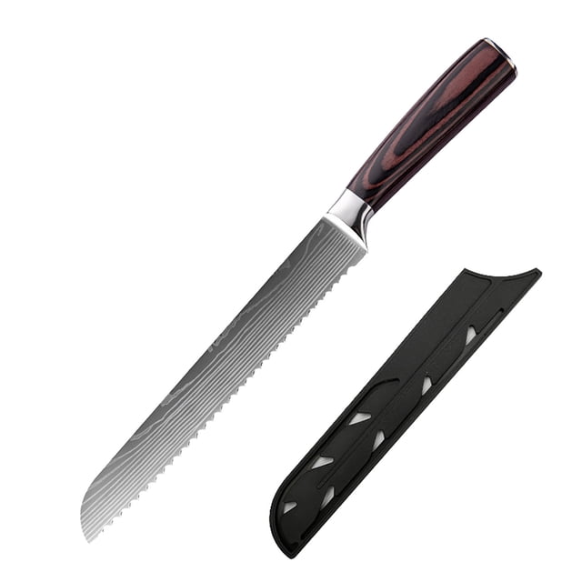 A Cutter, Ongmies Meat Cutting Japanese Set of Kitchen Chef Cleaver Meat Vegetable Damascus Kitchen Set, Cutter, A Knife