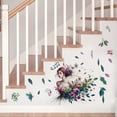thumbnail image 2 of Adhesivo de pared autoadhesivo de PVC con forma de hermosa niña con flores, 2 of 2