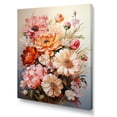 thumbnail image 2 of Designart "Sunset Floral Display" Seasonal Flowers Canvas Wall Art, 2 of 7